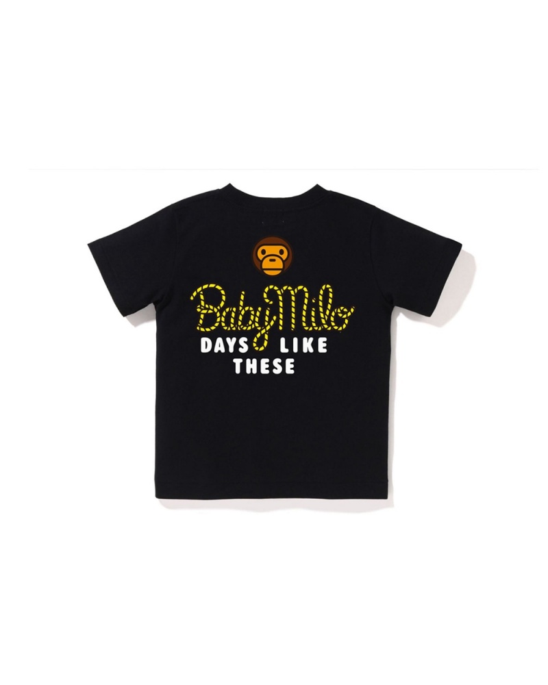 Hauts Bape Baby Milo Champion On Pocket Noir Enfant | VDZ-28877249